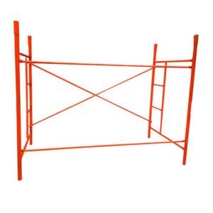 Andamio metálico reforzado.