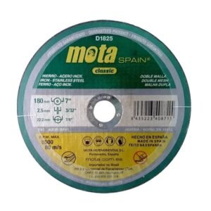 Discos de corte para metal de 7".